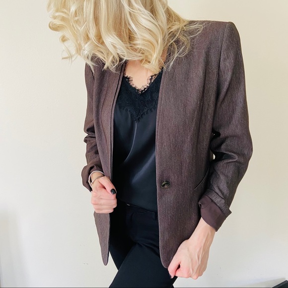 Brown blazer jacket Preston & York - Picture 3 of 7